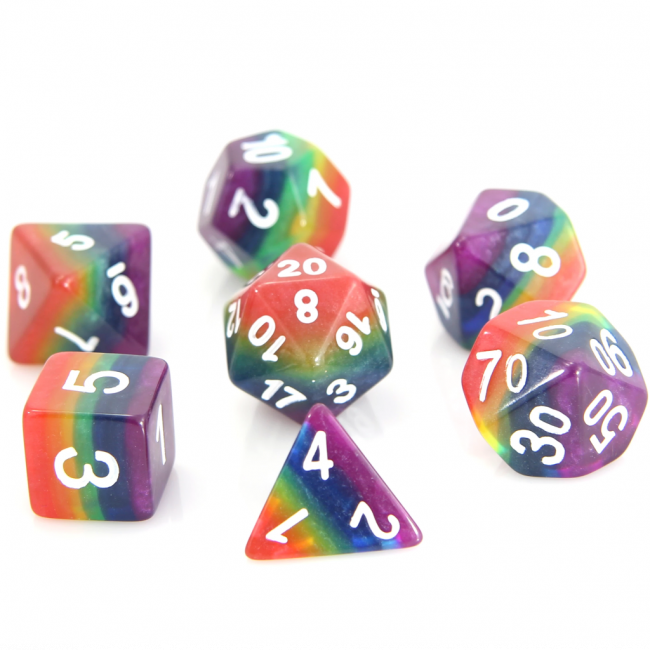 DHD 7-Die Set: Rainbow