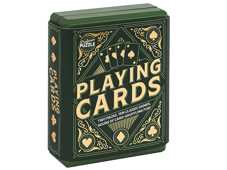 Playing Cards - Wood Case/Two Packs