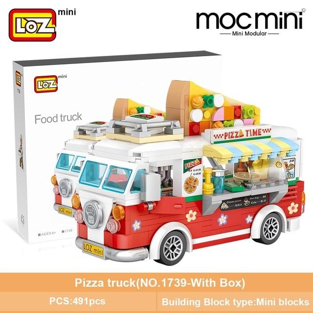 LOZ MINI Food Truck - Pizza Cart