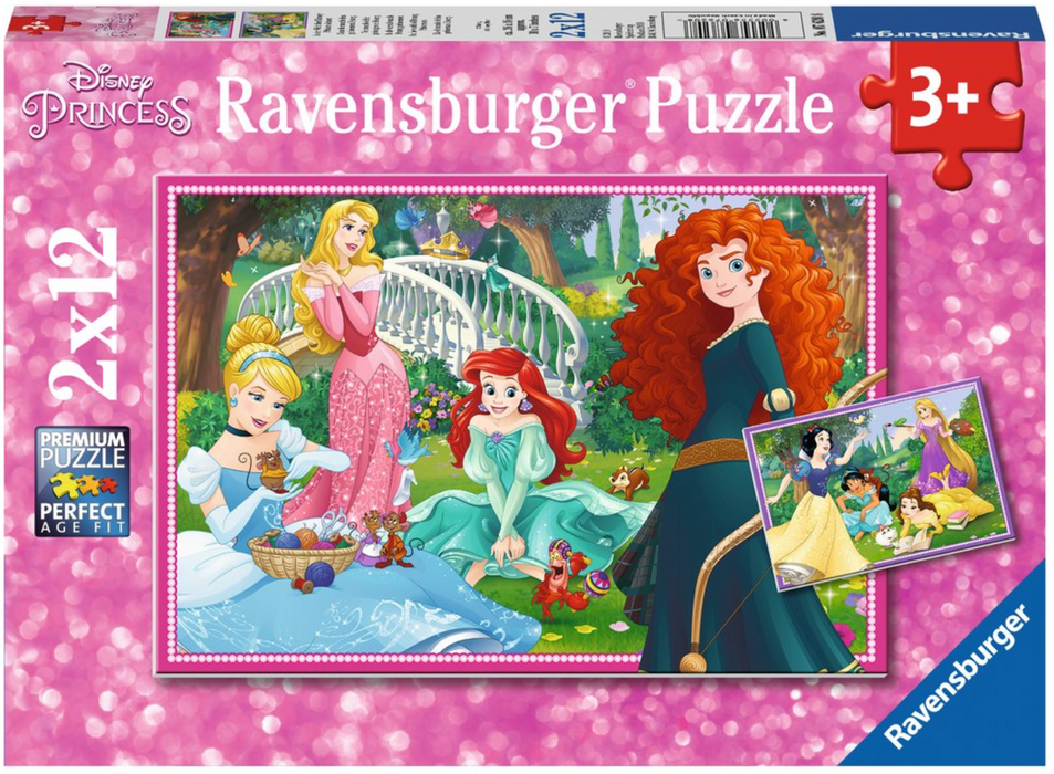 Ravensburger - Disney in the World of Princes 2 x 12 pieces
