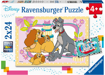 Ravensburger - Disneys Favourite Puppies 2 x 24 piece