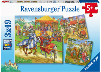 Life of the Knight Puzzle 3x49pc