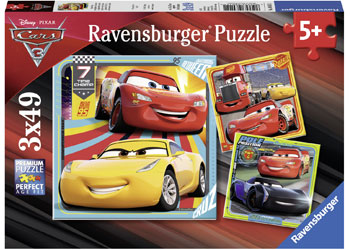 Disney Cars 3 Collection 3x49pc