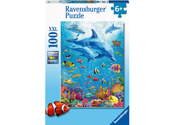 Ravensburger - Pod Of Dolphins Puzzle 100 pieces
