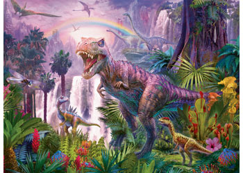 Ravensburger - King Of The Dinosaurs Puzzle 200 pieces