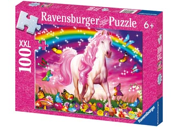 Ravensburger - Horse Dream Puzzle GLITTER 100 pieces