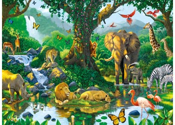 Ravensburger - Harmony In The Jungle Puzzle 500 pieces