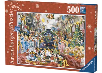 Ravensburger - Disney Christmas Train Puzzle 500 pieces