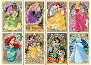Ravensburger Disney Art Nouveau Princesses 1000 pieces
