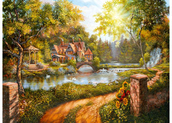 Ravensburger - Cottage by the River Puzzle 500 Piece