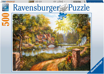 Ravensburger - Cottage by the River Puzzle 500 Piece