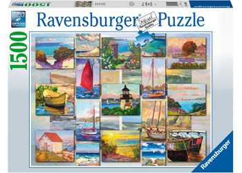 Ravensburger - Coastal Collage Puzzle 1500 pieces