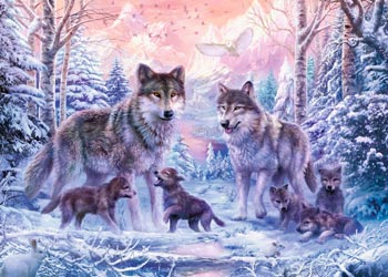 Ravensburger - Arctic Wolves 1000 pieces