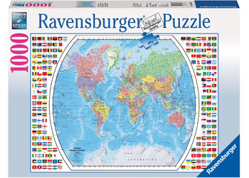 Ravensburger - Political World Map 1000 pieces