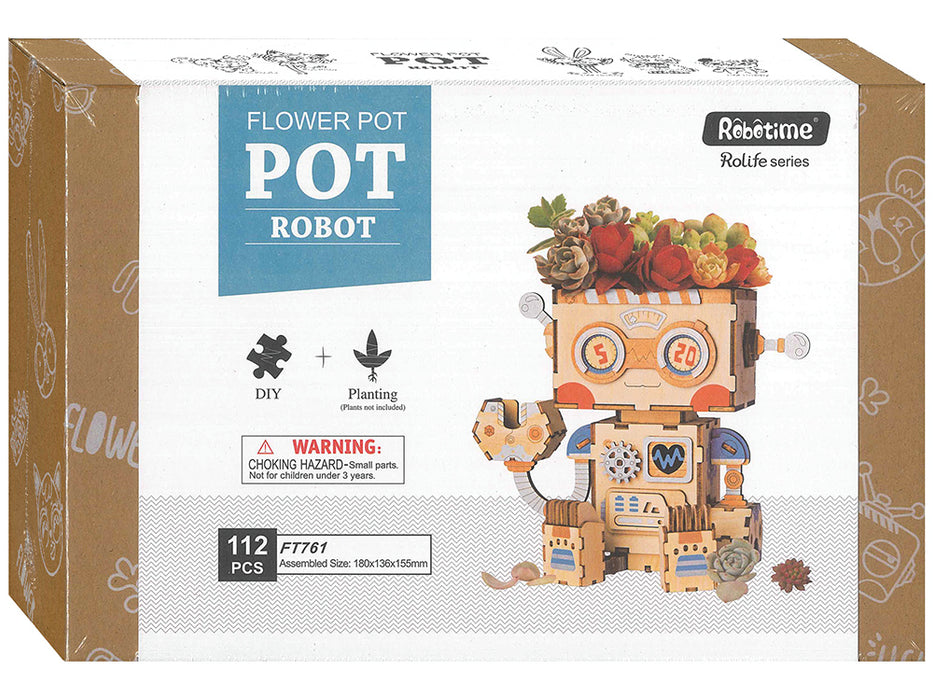 Robotime 3D Flower Pot Robot