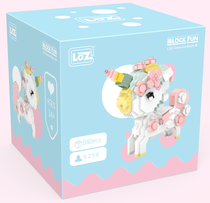 LOZ DIAMOND Cherry Blossom Unicorn