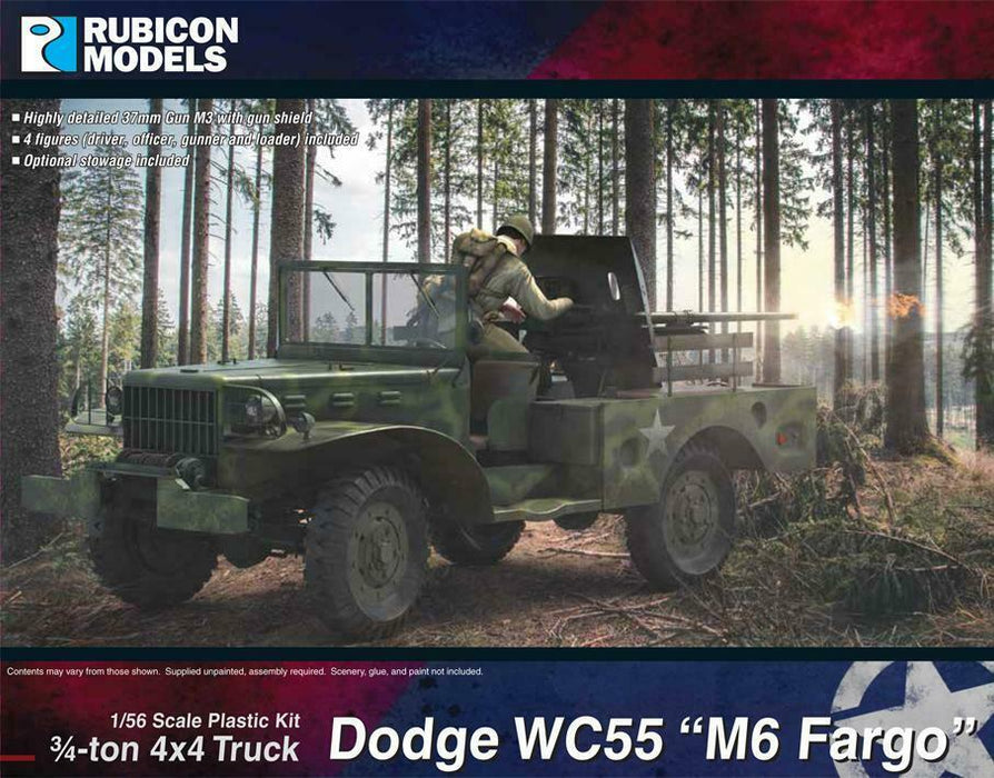 US Dodge WC55 M6 Fargo 4x4 truck 37mm GMC