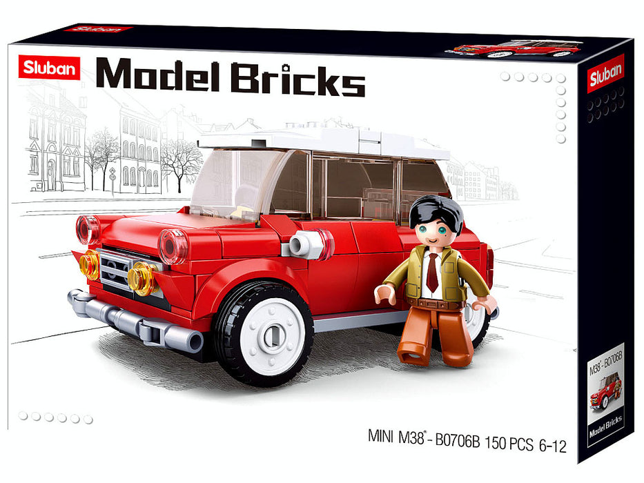 Sluban Model Bricks - Red Mini Car