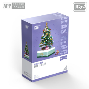LOZ Christmas Tree Music Box
