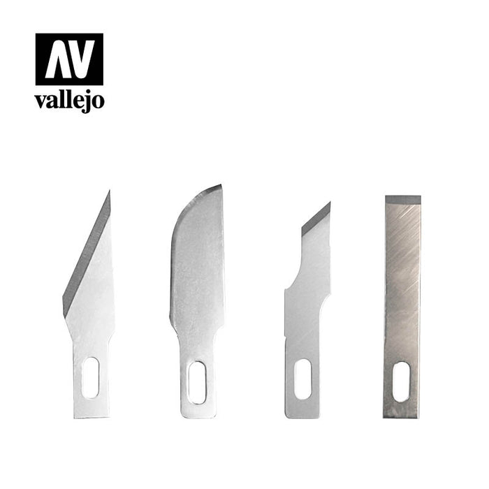 Vallejo 5 Assorted Blades for Knife No. 1