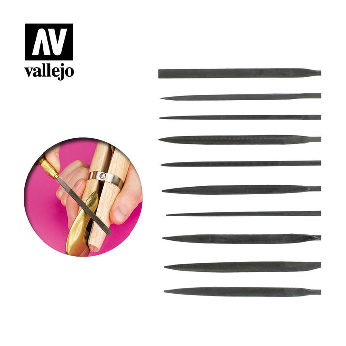 Vallejo Needle File Set of 10